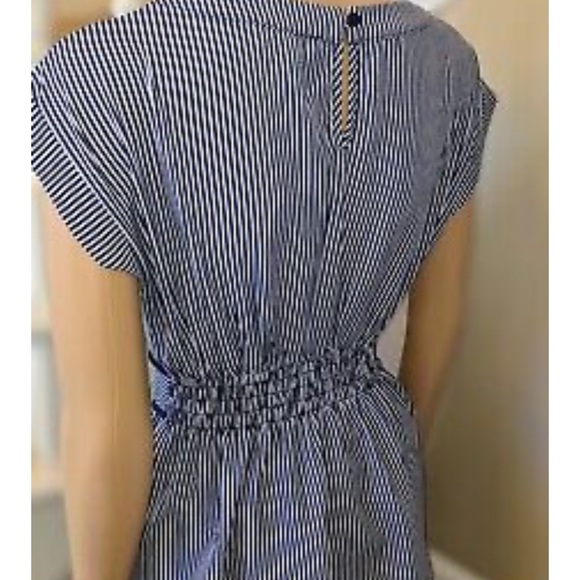 Monteau Top Navy And White Stripe - Picture 2 of 5